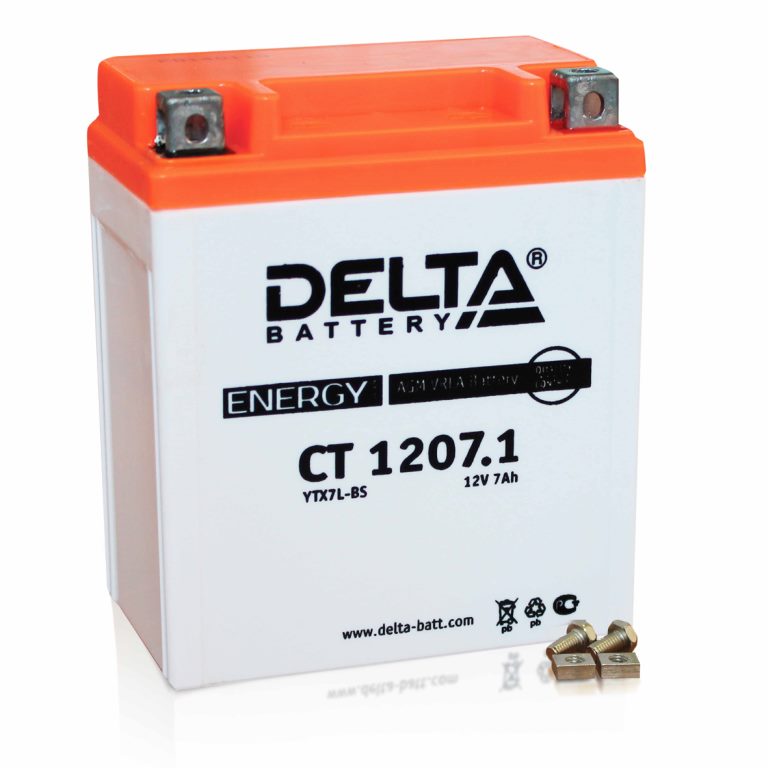  Delta CT CT 1207.1 (YTX7L-BS) (CT 1207.1)                                 7ah 12V -    